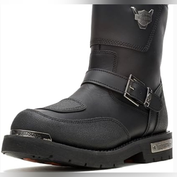 Harley-Davidson Leather Shift Riding Boots Sz 12M NWT - Picture 2 of 14